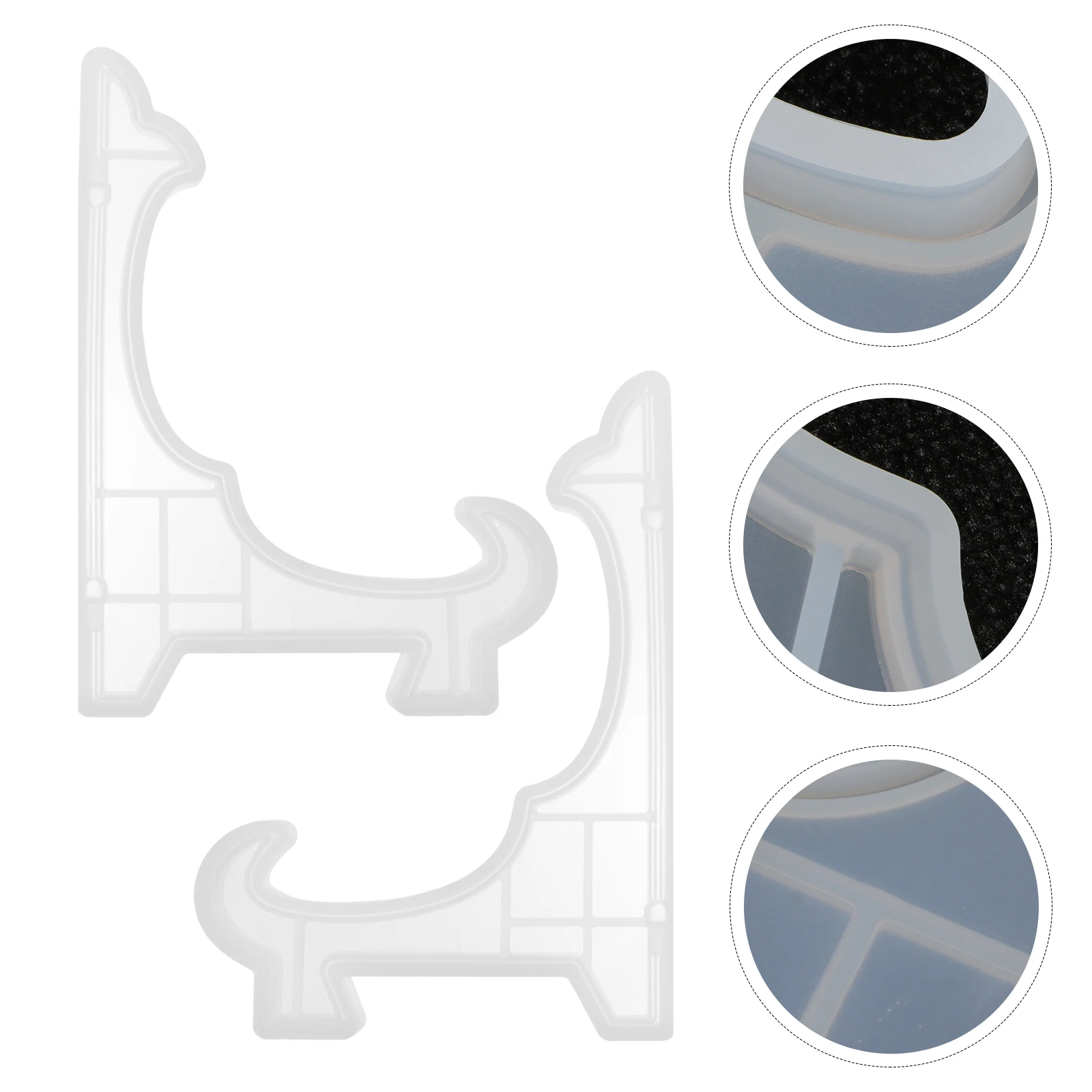 

2Pcs Flexible Silicone Storage Rack Mold for DIY Crystal Display Crafts