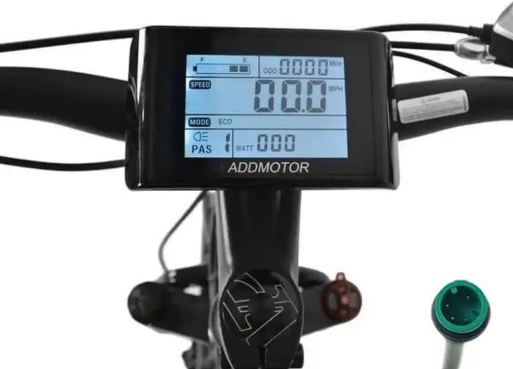 LCD Display Meter 48V Ebike Speed Control Panel Screen Electric Bicycle Computer Waterproof 5-pin Male Connector