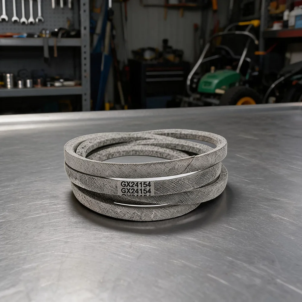Drive Belt GX24154 for Lawn For Tractors LT155 LT160 LT166 LT170 LT180 98.25 in Length 0.5 in Width Aramid Rope