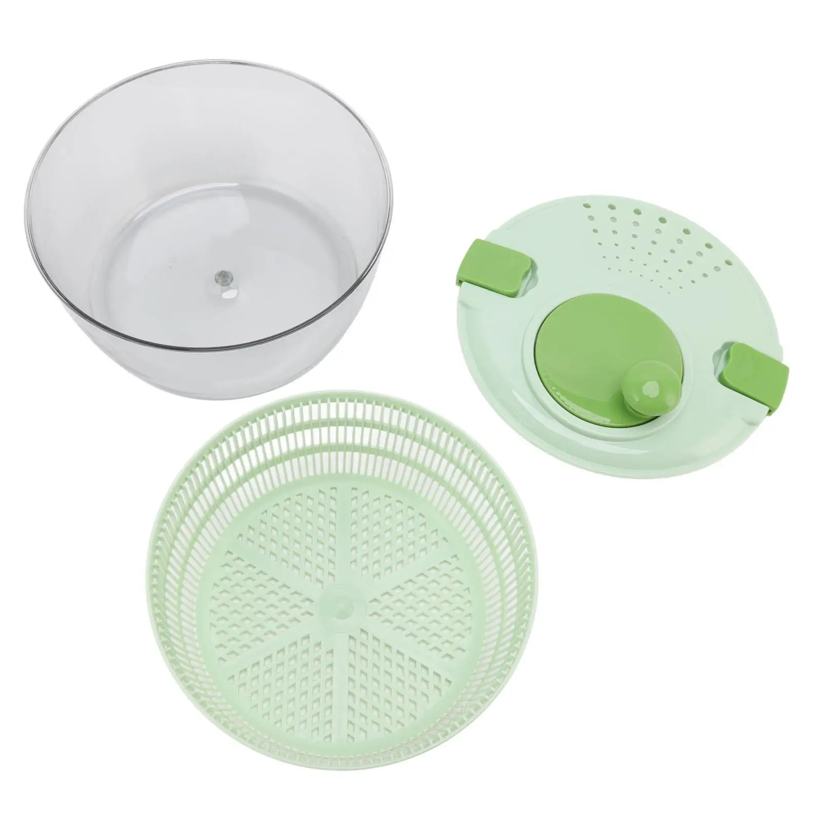 

4L Salad Spinner Vegetable Dryer - Easy Clean & Space-Saving for kitchen Tool