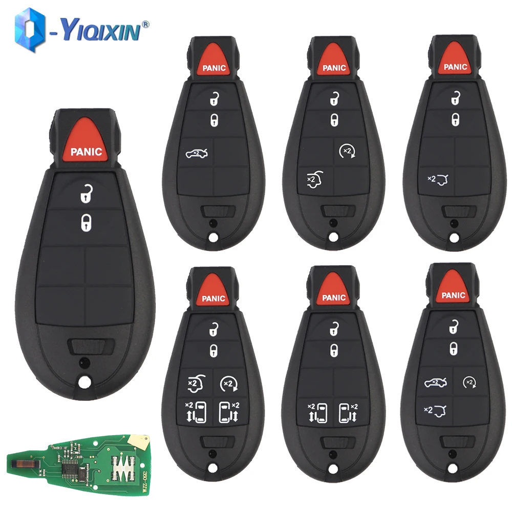 

YIQIXIN 433Mhz Smart Key For Chrysler Town & Country Jeep Grand Cherokee For Dodge Caliber Journey Durango M3N5WY783X ID46 Chip