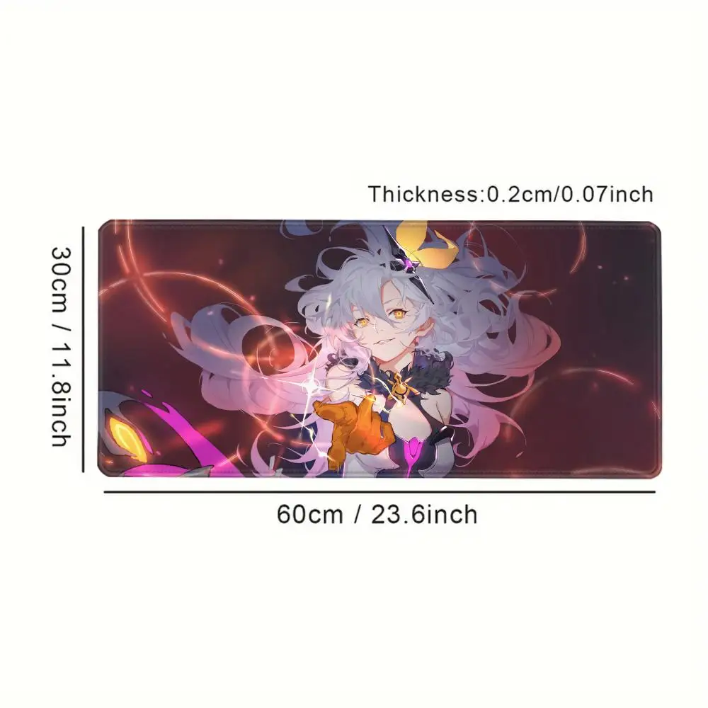 Honkai Impact 3 Kiana Kaslana Mousepad Large Gaming Mouse Pad LockEdge Thickened Computer Keyboard Table Desk Mat