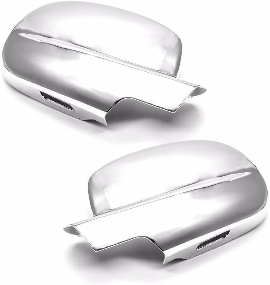 Chrome Plated FULL Non-Towing Mirror Overlay Covers Designed For 07-13 Silverado Sierra Avalanche Tahoe Suburban Yukon Yukon XL