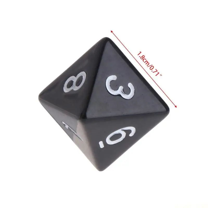 

M5TC 10 шт. кубики D8 8-сторонние игровые кости реквизит развивающие игрушки клубные аксессуары для вечеринок
