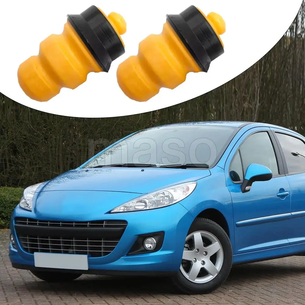

2pcs Rear Axle Stop Buffer Blocks 516680 9657150780 For Peugeot 207 Hatchback Wagon Sedan Station SW 301 Citroën C-ELYSEE