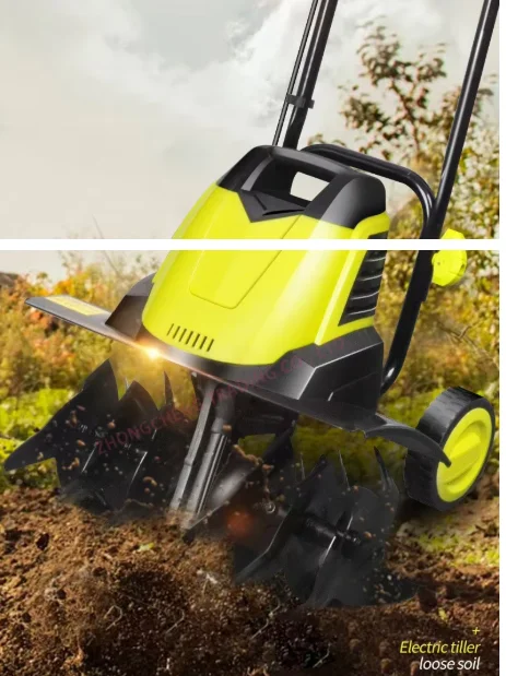 Small Plowing Machine Electric Plowing and Loosening Artifact Micro-tillage Machine