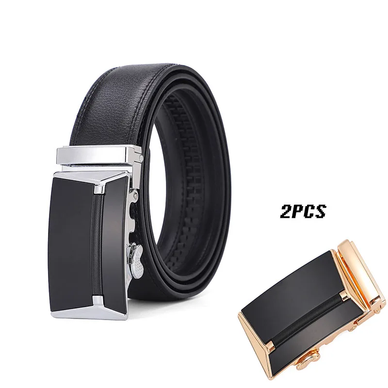 

2025 Trendy Men's Leather Belt Set - Quick Release Buckle for Jeans & Office| Adjustable Waistband|Fashion Casual & Formal Wear