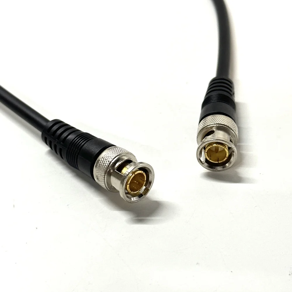 BNC Cable Male To Male 0.5M/1M/2M/3M Coaxial Adapter Line video Connector BNC Extension Pigtail Wire Cord