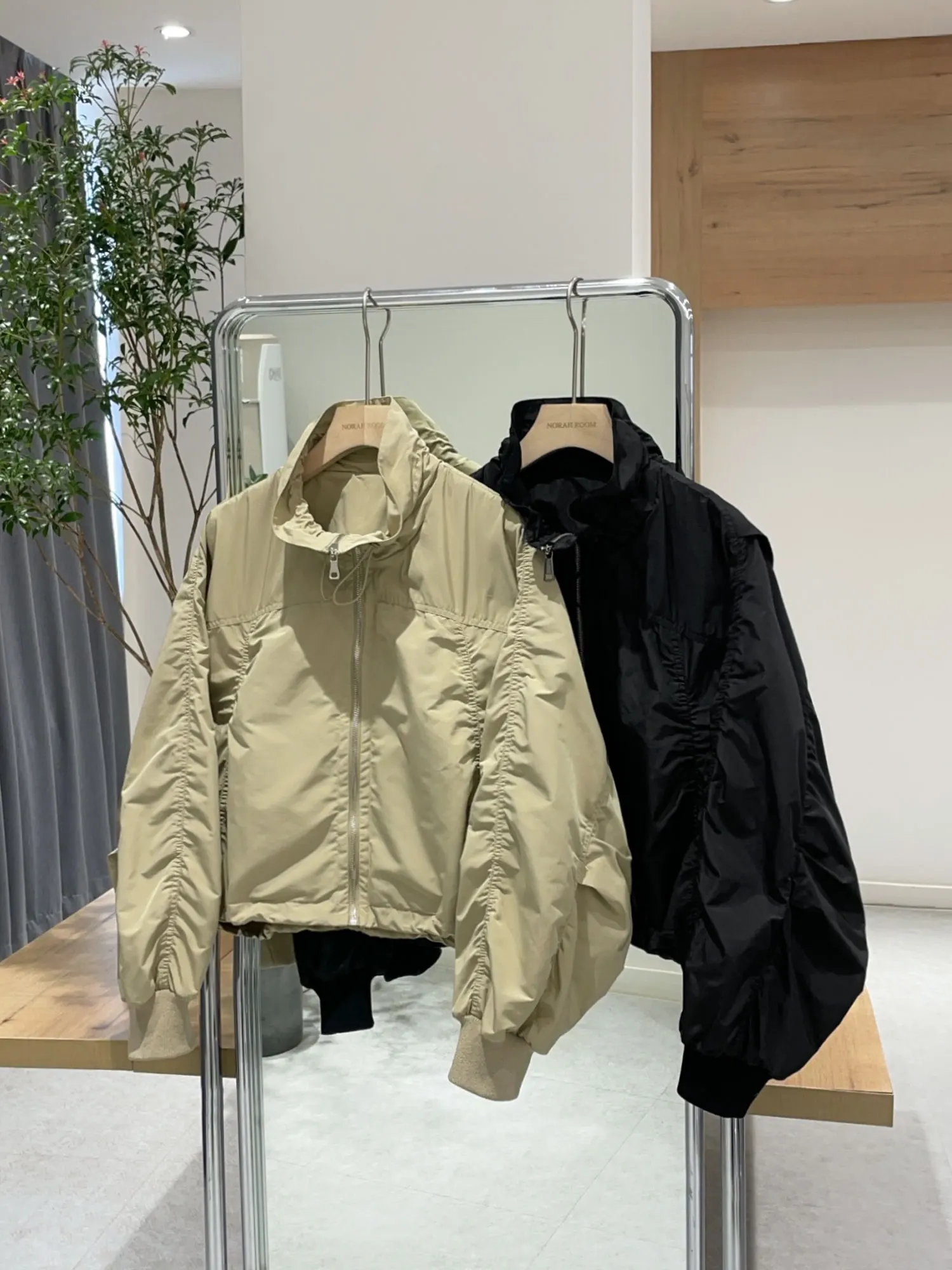 Nok Xiaola Authentic Spring 2026 High-End Poster Style Drawstring Jacket Women's Commute Fashion Polyester Cotton Blend Long ...