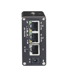 MINI Gigabit POE Injector 24Vdc or 48V Input Mode A and B 24V/48V Passive POE Max 60w Output