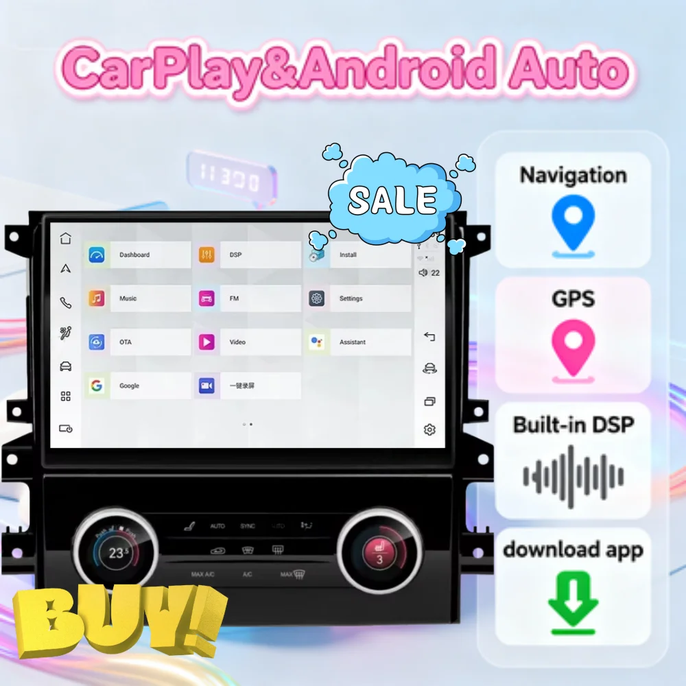 11.4 Inch Car Radio For Land Rover Discovery 5 2016-2020 Android Multimedia Video Radio CarPlay GPS Navigation Stereo Head Unit