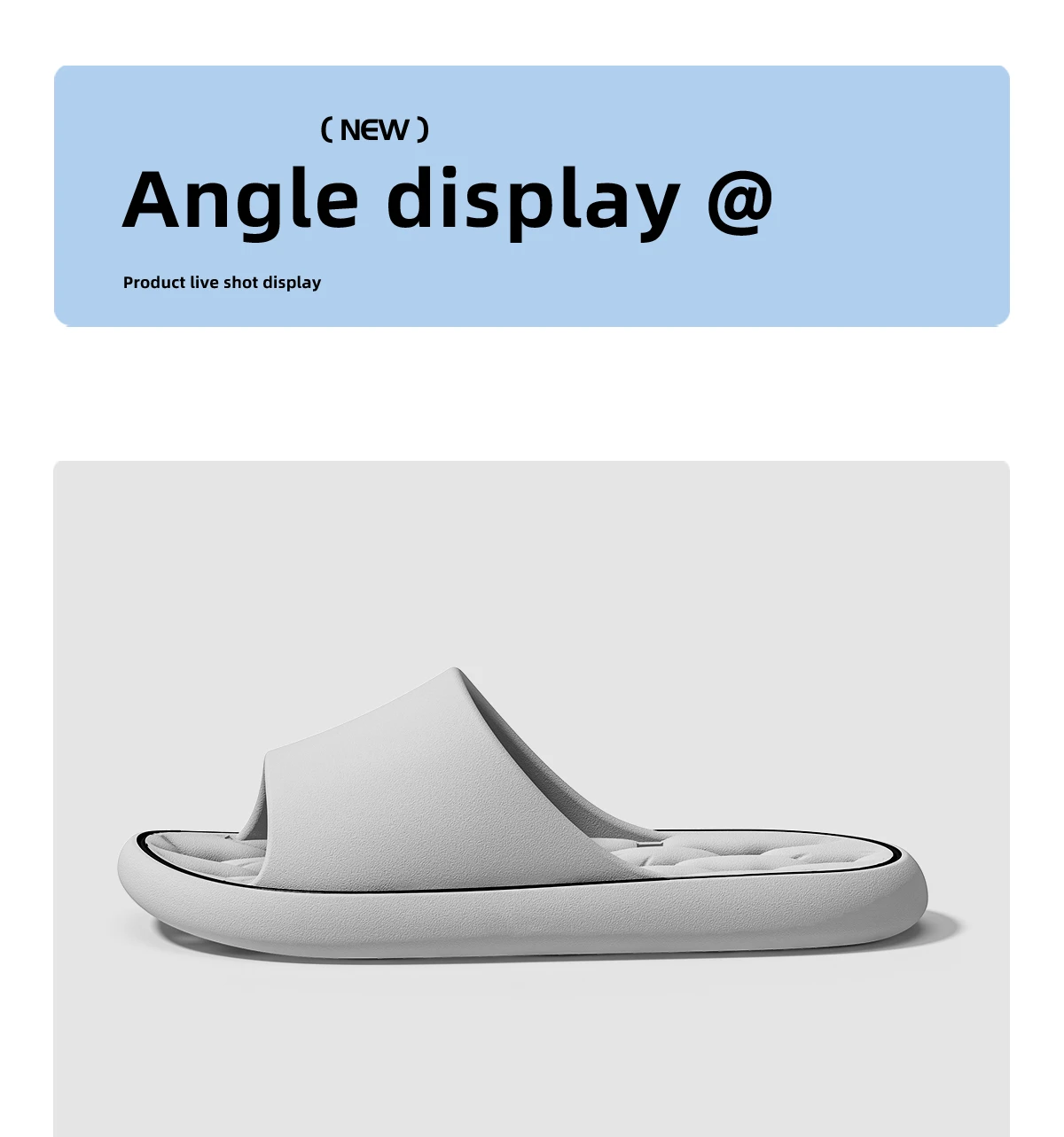 Sommer Frauen Badezimmer Hausschuhe EVA Undichte Hause Sandalen Bequeme Weiche Nicht-slip Rutschen Indoor Männer Schnell Trocknend Flip-Flops – Detail 8