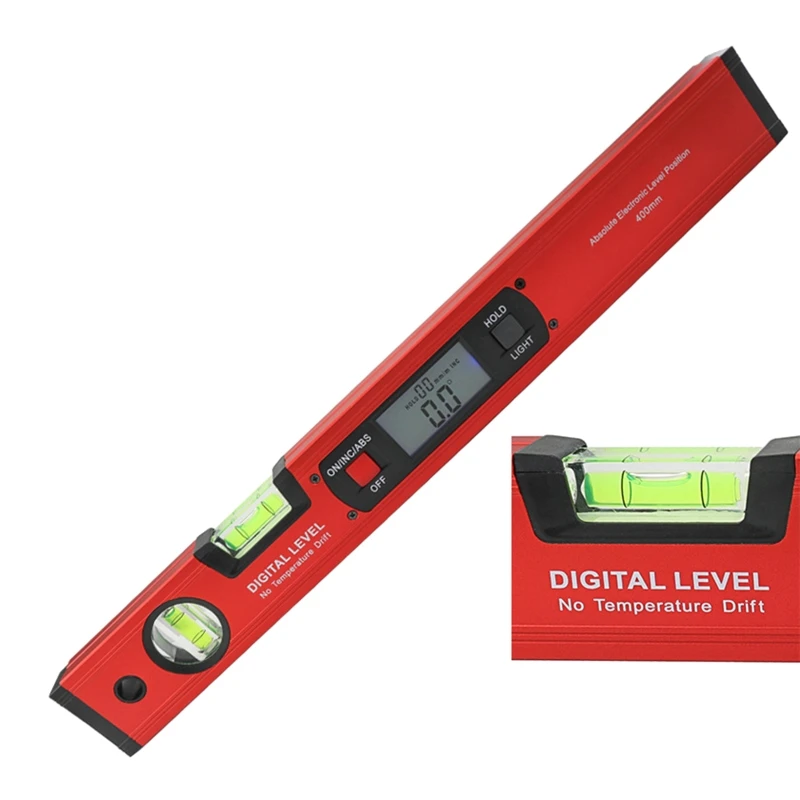 16-inch Digital Spirit Level and Protractor for Construction Carpenter Craftsman Accurate Measurement Lightweight TOP ones