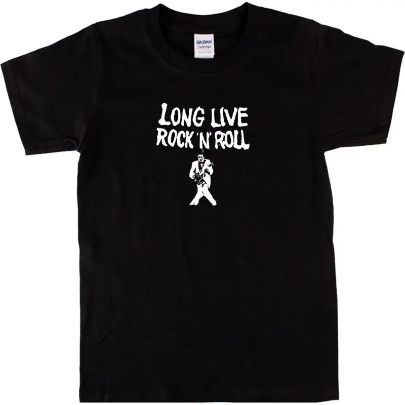 Long Live Rock n Roll T shirt Chuck Berry 50 s Retro TShirt S XXL
