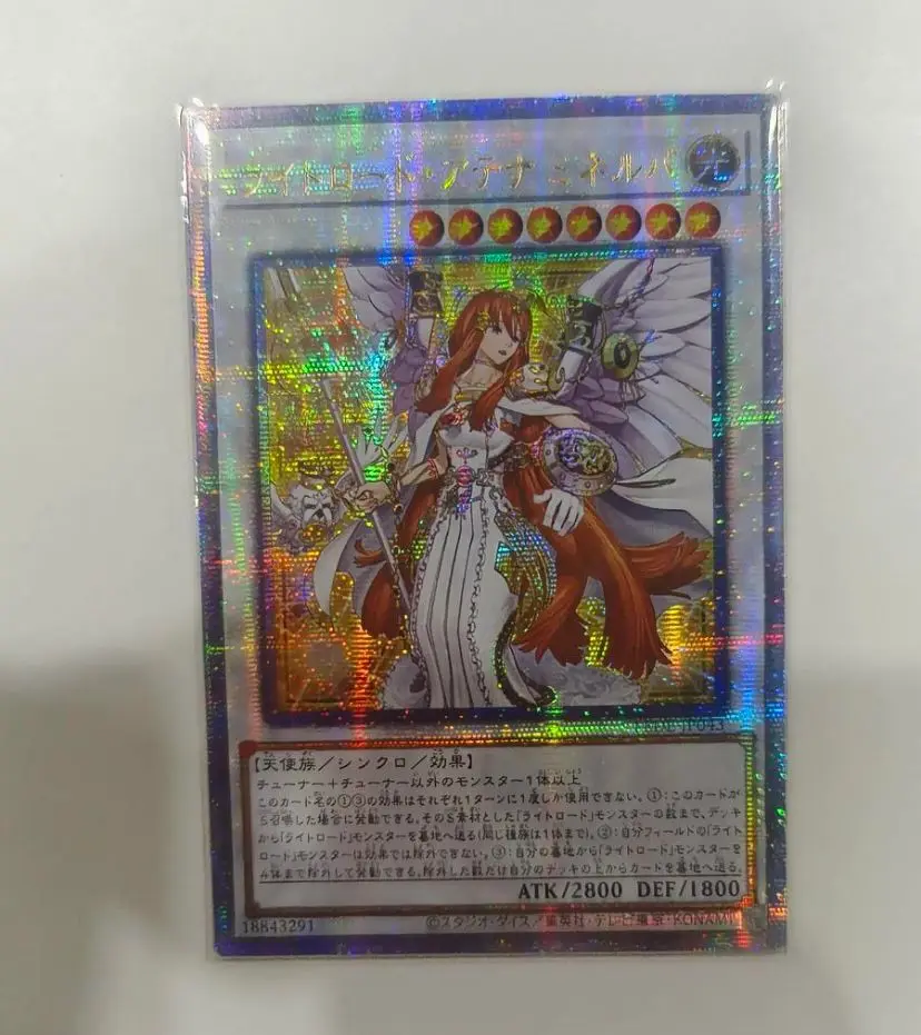 

Yugioh Konami Minerva, Lightsworn Athena Quarter Century Secret LEDE-JP043