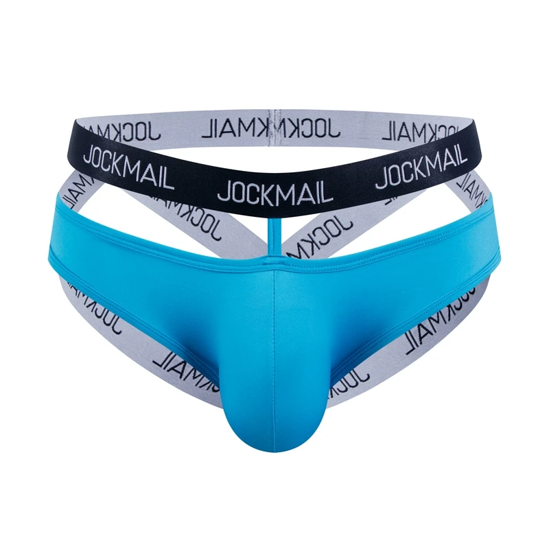 JOCKMAIL Men Sexy G String Thong Erotic Jockstrap Bondage Gay Underwear Penis Pouch Harness Lingerie Hollow Sissy Underpants Hot