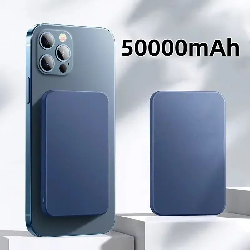 Nieuwe 50000mAh Magnetische Draadloze Power Bank PD 22.5W Snel Opladen Draagbare Externe Batterij voor Magsafe Voor iPhone Samsung