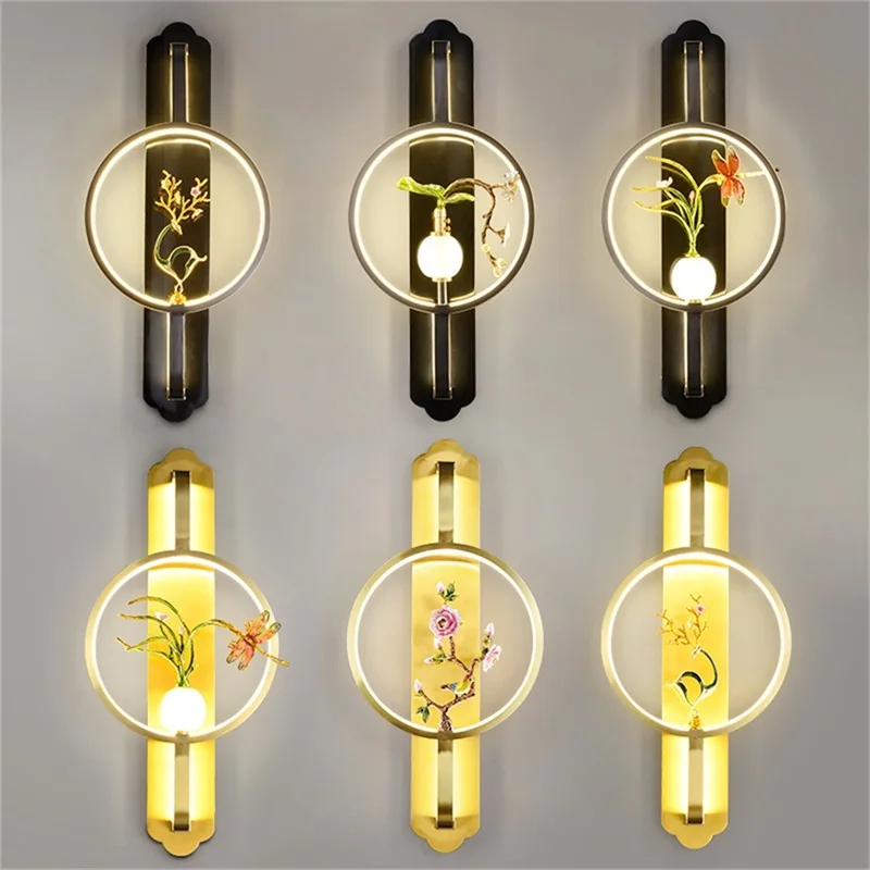 BERTH Modern Wall Sconces Lights Creative Luxury LED Lamp Brass Fixtures Decorative for Home Bedroom
