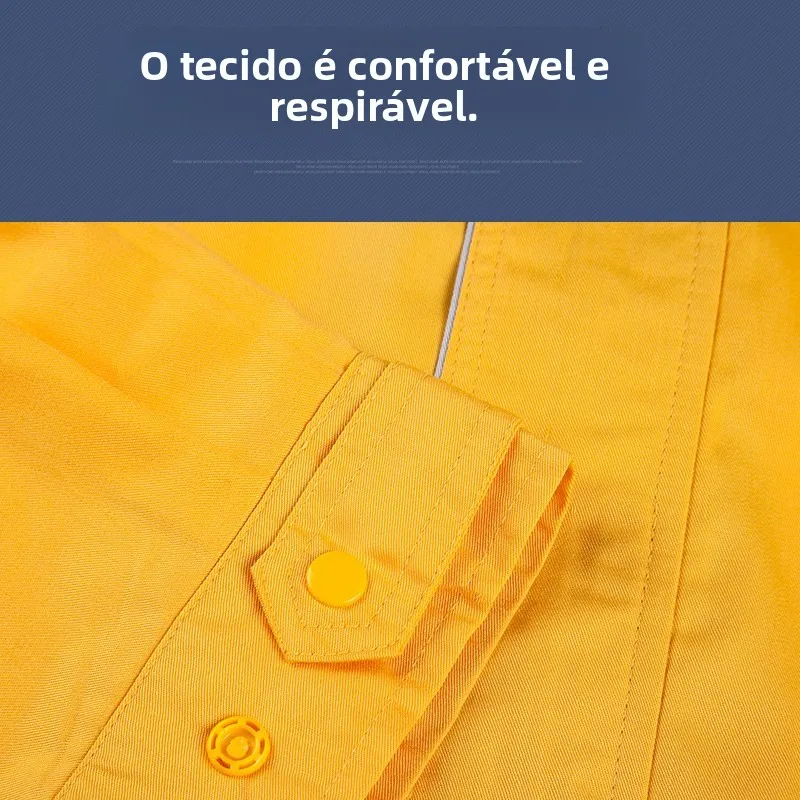 メンズ夏用薄手通気性作業服セット工場作業員ユニフォーム軽量快適作業着