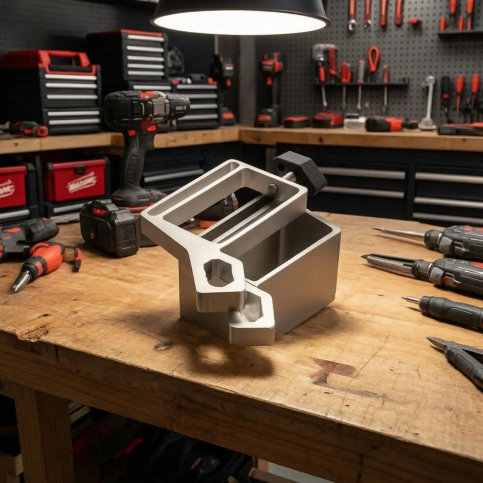 Aluminum Horizontal Mounting Bracket Long-Lasting PACKOUT System Mounting Bracket Rust-Resistant Sturdy