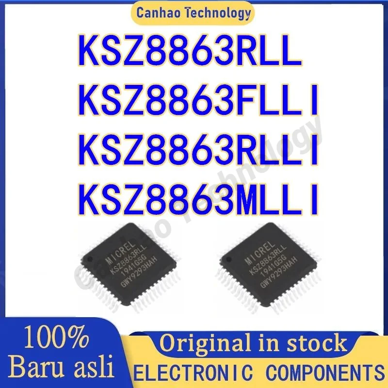 KSZ8863FLLI KSZ8863RLL KSZ8863RLLI KSZ8863MLLI KSZ8863 KSZ Ic chip CPLD FPGA LQFP-48 100% New Originl In Stock