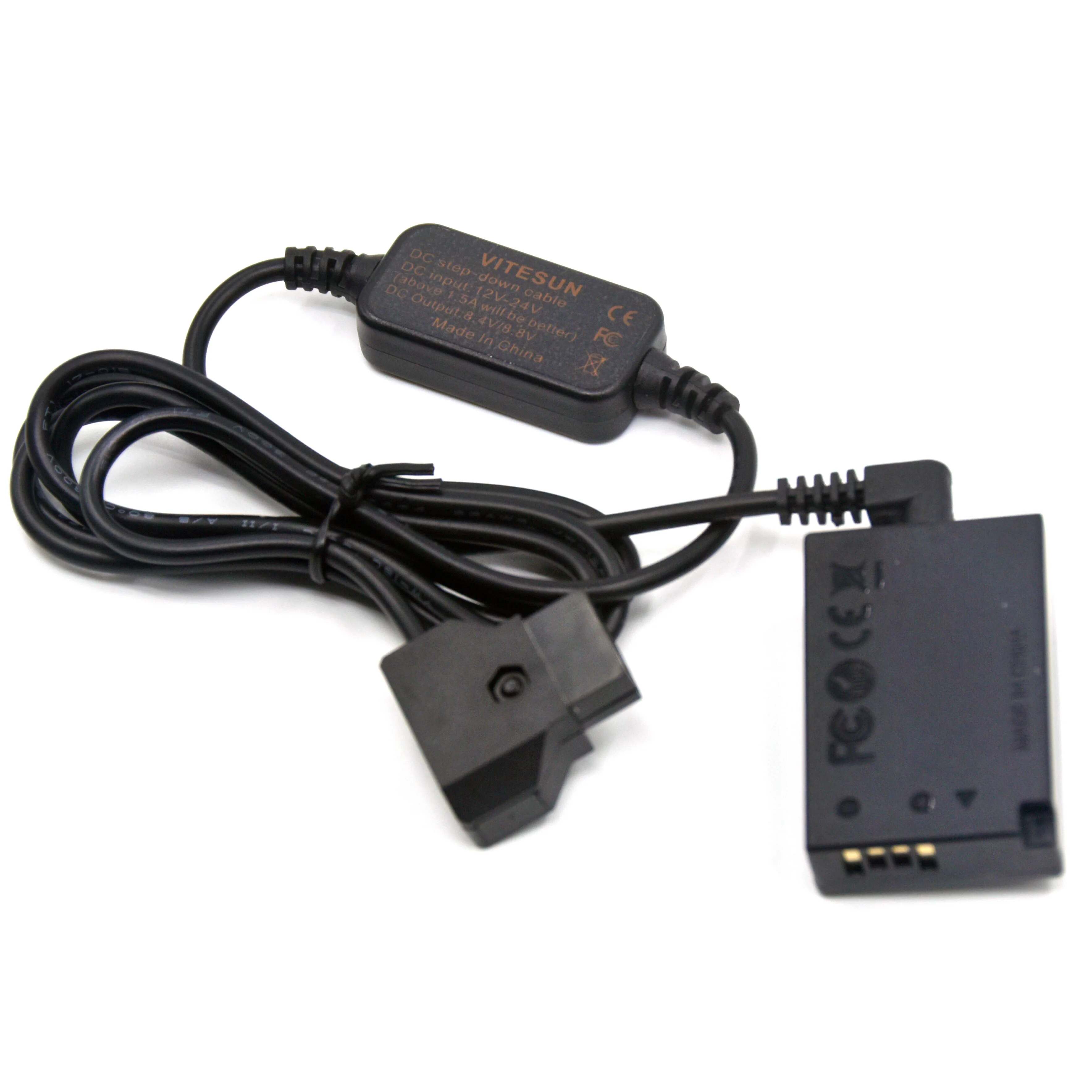 12-24V Step-down Power Adapter Cable D-TAP Dtap ACK-E17+DR-E17 LP-E17 Dummy Battery For Canon EOS M3 M5 M6 EOS-M3 EOS-M5 EOS-M6