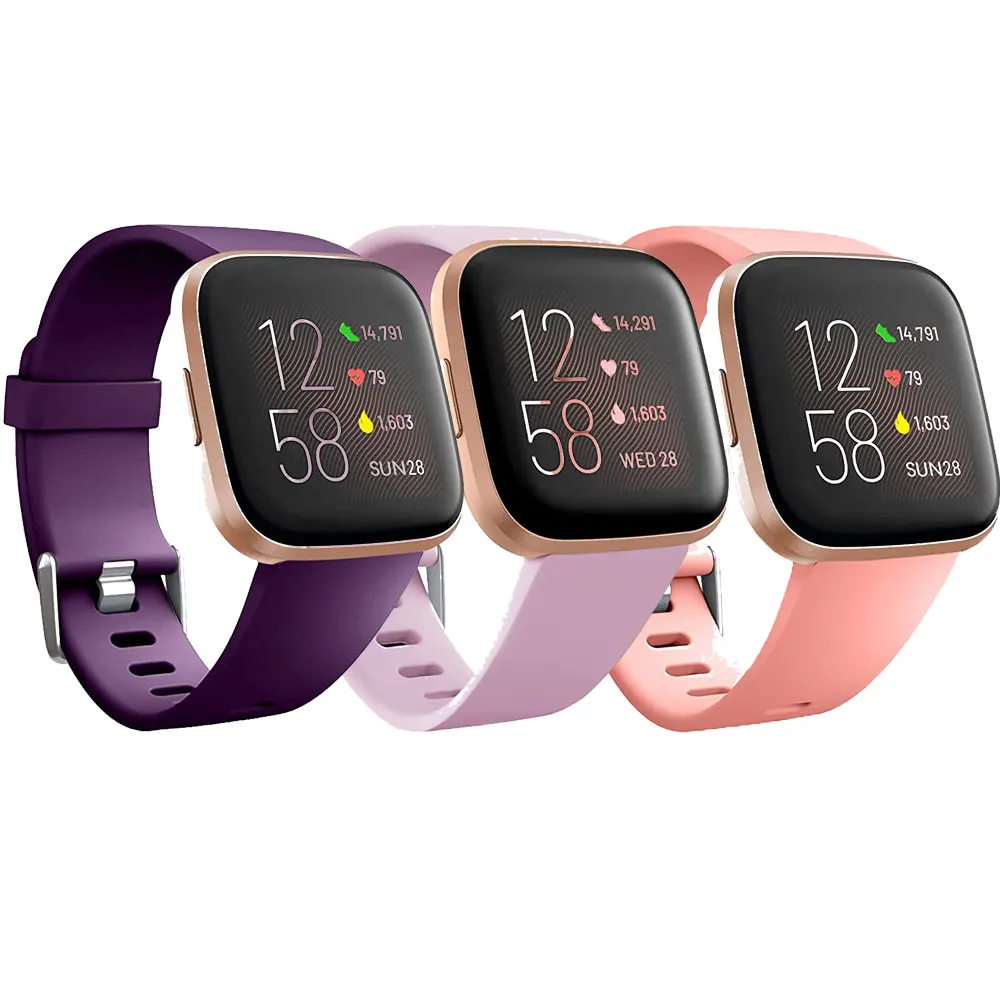 3PCS Weiche Silikon Armband Für Fitbit Versa 2 Band Armband Sport Armband Für Fitbit Versa Lite Armband Für fitbit Versa