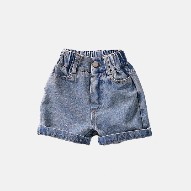 Children's New Arrivals Korean-style Summer Denim Shorts Stylish Girls' and Boys' Shorts Kids Versatile Hot Pants