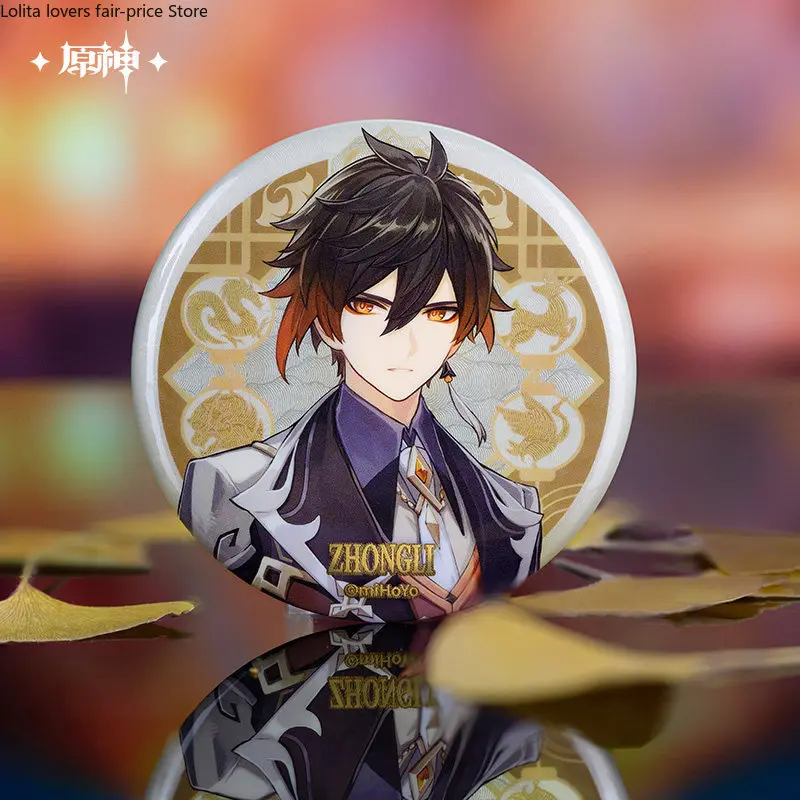 novo-broche-pin-oficial-de-personagens-de-anime-genshin-impact-liyue-harbor-2026-zibai-zhongli-xiao-qiqi-ganyu-yanfei-cracha-artesanal