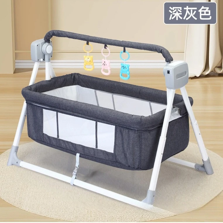 Babyfond Multifunctional Electric Baby Cradle Swing, Smart Auto‑Rocking Infant Rocker, Newborn Soothing Sleep Helper