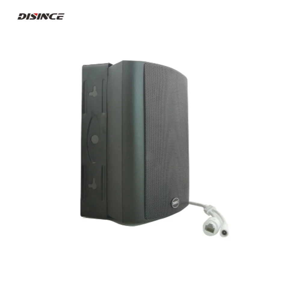 25W POE Network IP Speaker Wall-Mounted Remote Control Play English Software Control Broadcast Timed Text Announcements