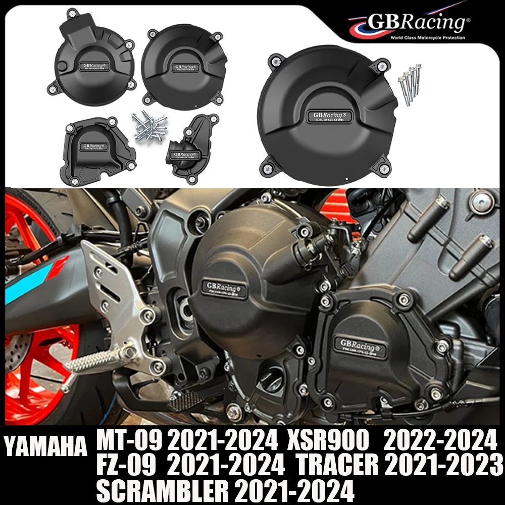 

For YAMAHA MT-09 FZ-09 SCRAMBLER 2021-2024 &XSR900 2022-2024 TRACER 2021-2023 Motorcycle Engine Protect Cover