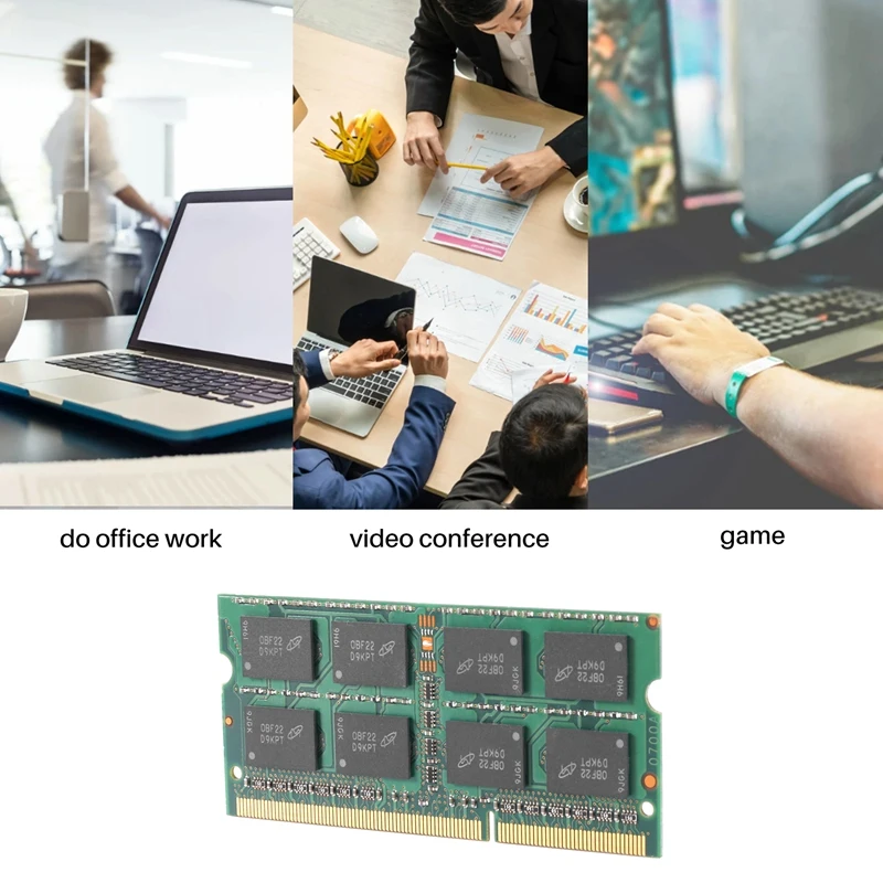 DDR3 2GB หน่วยความจำแล็ปท็อป Ram 2RX8 PC3-8500S 1066Mhz 204Pin 1.5V โน้ตบุ๊ค RAM