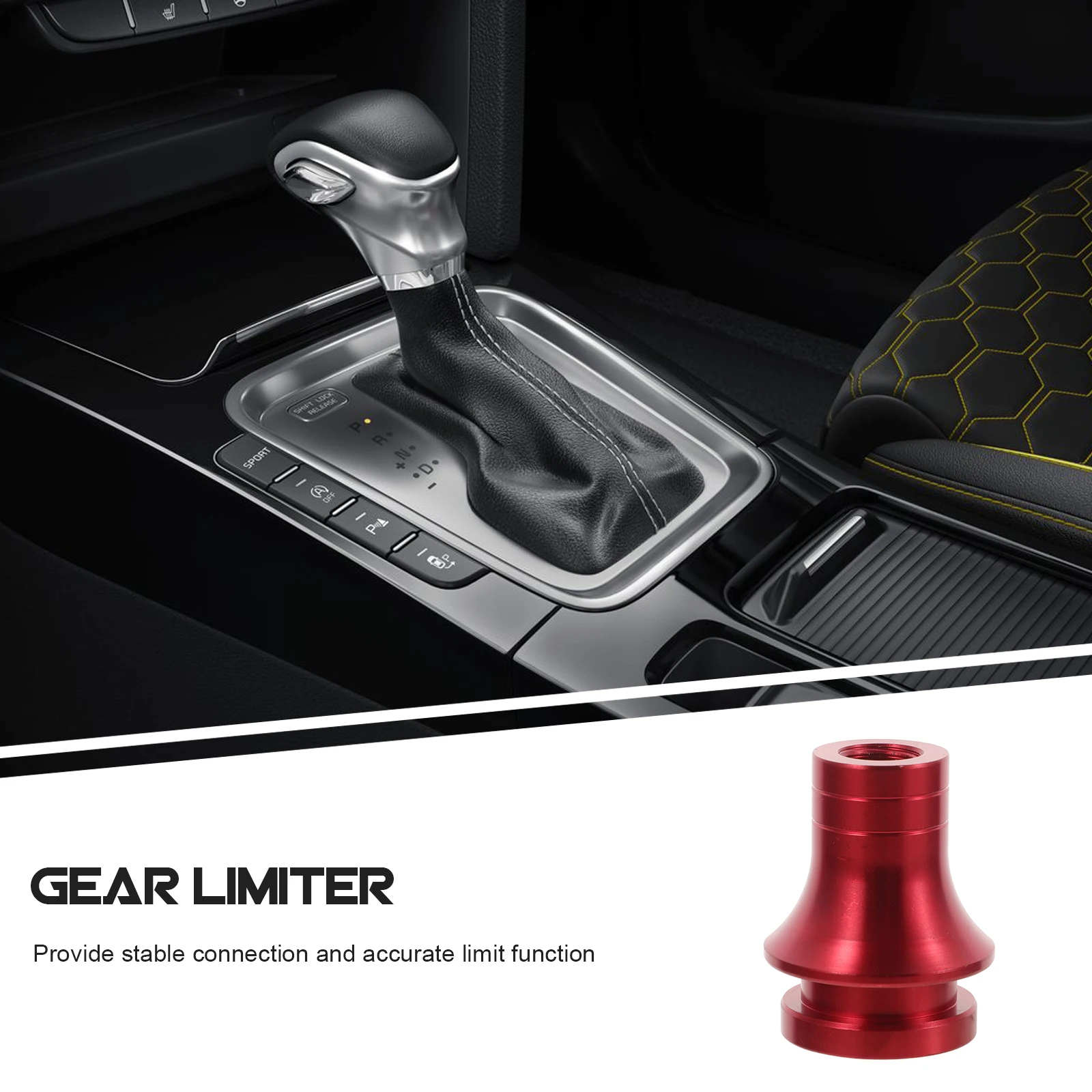 

Shift Knob Adapter Gear Stick Connector Manual Shifter Car Part Durable Wide Compatibility Easy Install Stable Connection Style