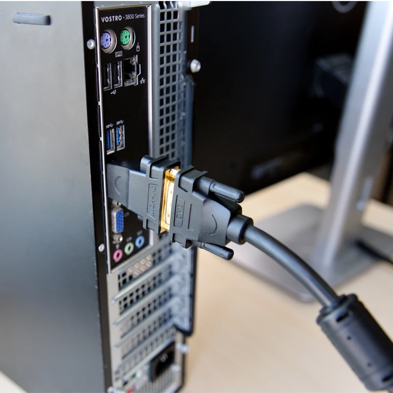 UGREEN HDMI to DVI 케이블, 양방향 HDMI 남성 to DVI-D(24+1) 여성 어댑터, 1080P DVI to HDMI 변환기