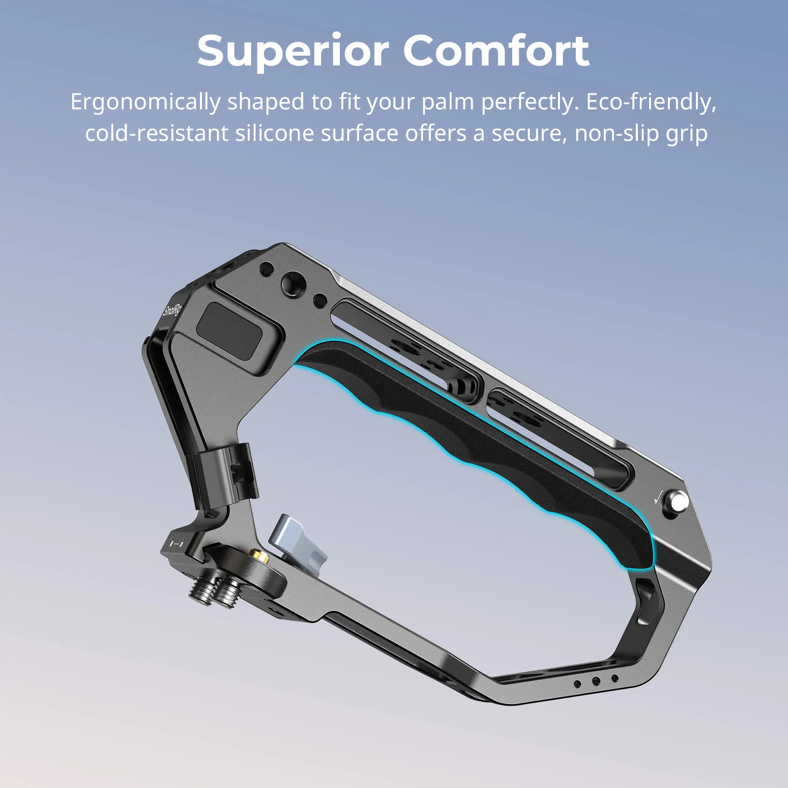 

SmallRig D-Style Top Handle with NATO Clamp for Sony Canon Fujifilm Nikon Camera Cage, Universal Top Handle for DSLR Mirrorless