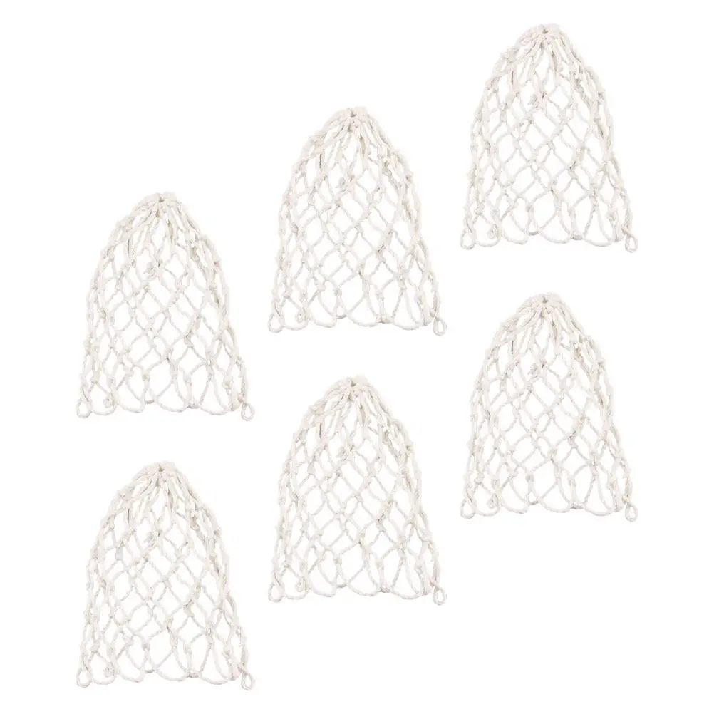 

6Pcs Heavy-Duty Billiard Net Pockets Drop Ball Storage Bags Cotton Fabric Strong Stitching Pool Table Accessories Billiard