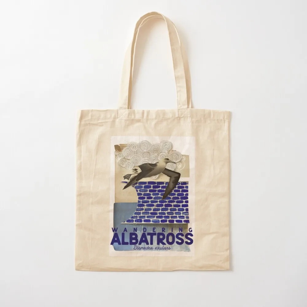 

Wandering Albatross Tote Bag Portable shopping bag hand bag Canvas Tote
