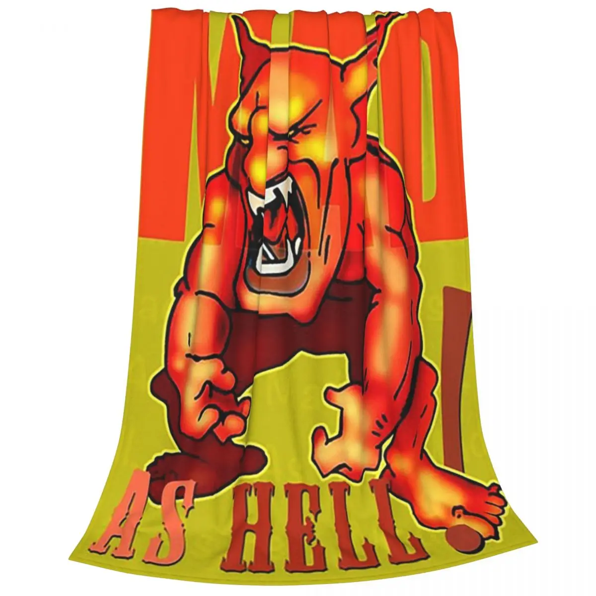 Big Os Bad Attitude Blanket Fleece Warm Sofa Throw Blankets For Home Bedroom Office Throws Bedspread Quilt