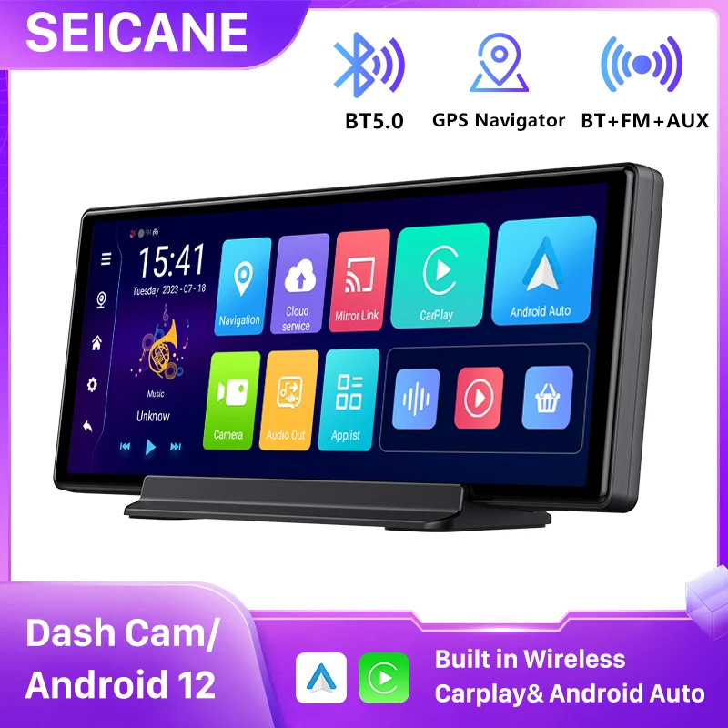 

10.26 Screen Dash Cam Android 12 System Carplay Android AUTO 5G WIFI ADAS GPS Navigation Rearview Mirror Camera Video Recorder