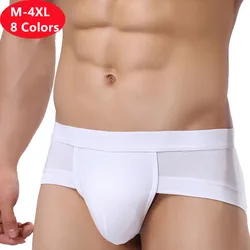 Calzoncillos transpirables para hombre, ropa interior Sexy, cómoda, Cueca