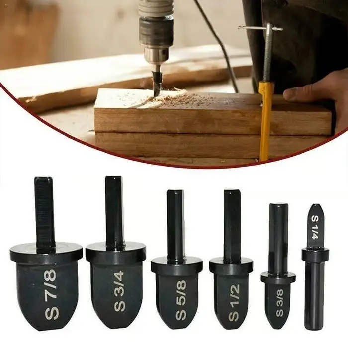 

6 Pcs Copper Tube Swaging Set Flaring Bit Bearing Steel H Tools Triangle Handle Pipe Expander Set Expansion Type Air Cond