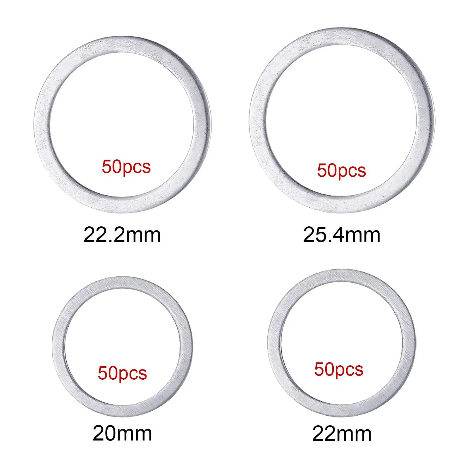 50 Stuks Zaagblad Bus Set Carving Disc Pakking Adapter Reduceerringen Voor Het Slijpen Van Houtbewerking Haakse Slijpgereedschap