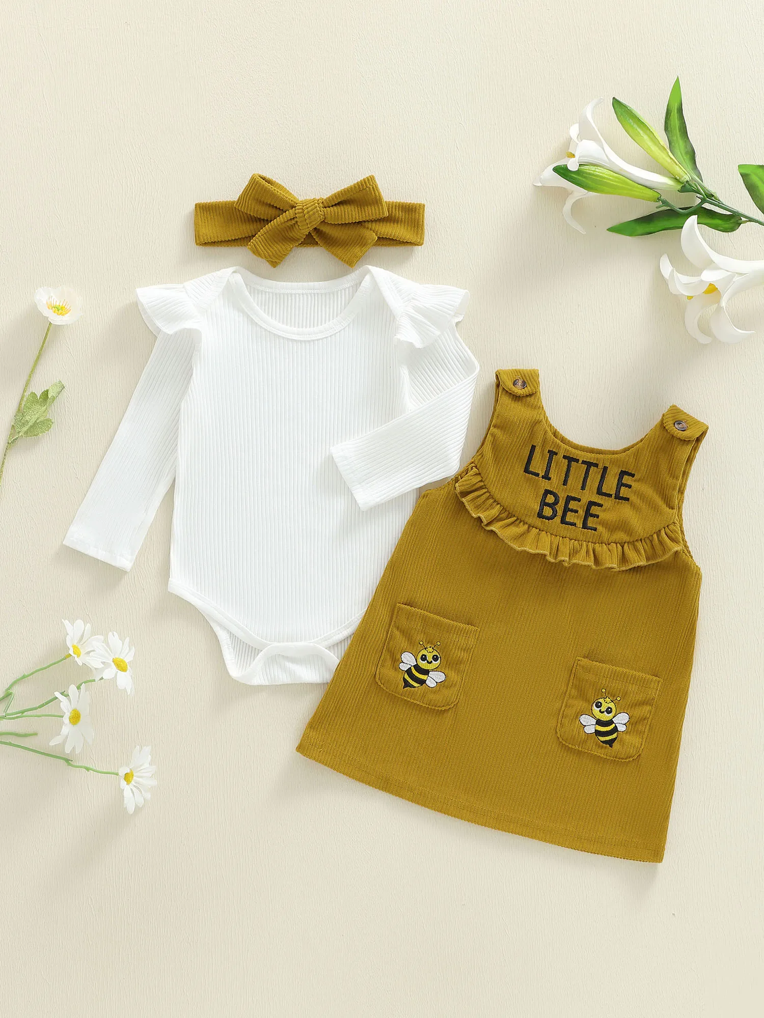 

Toddler Boy Winter Outfits Plaid Flannel Shirt Suspender Pants and Bowtie Set with Knit Beanie Hat 4 Pcs Ensemble