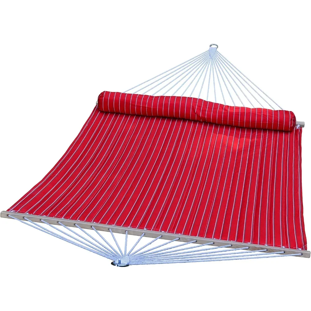 

Quilted Hammock with Matching Pillow - 13 Feet in Length 500 lbs. Weight Capacity