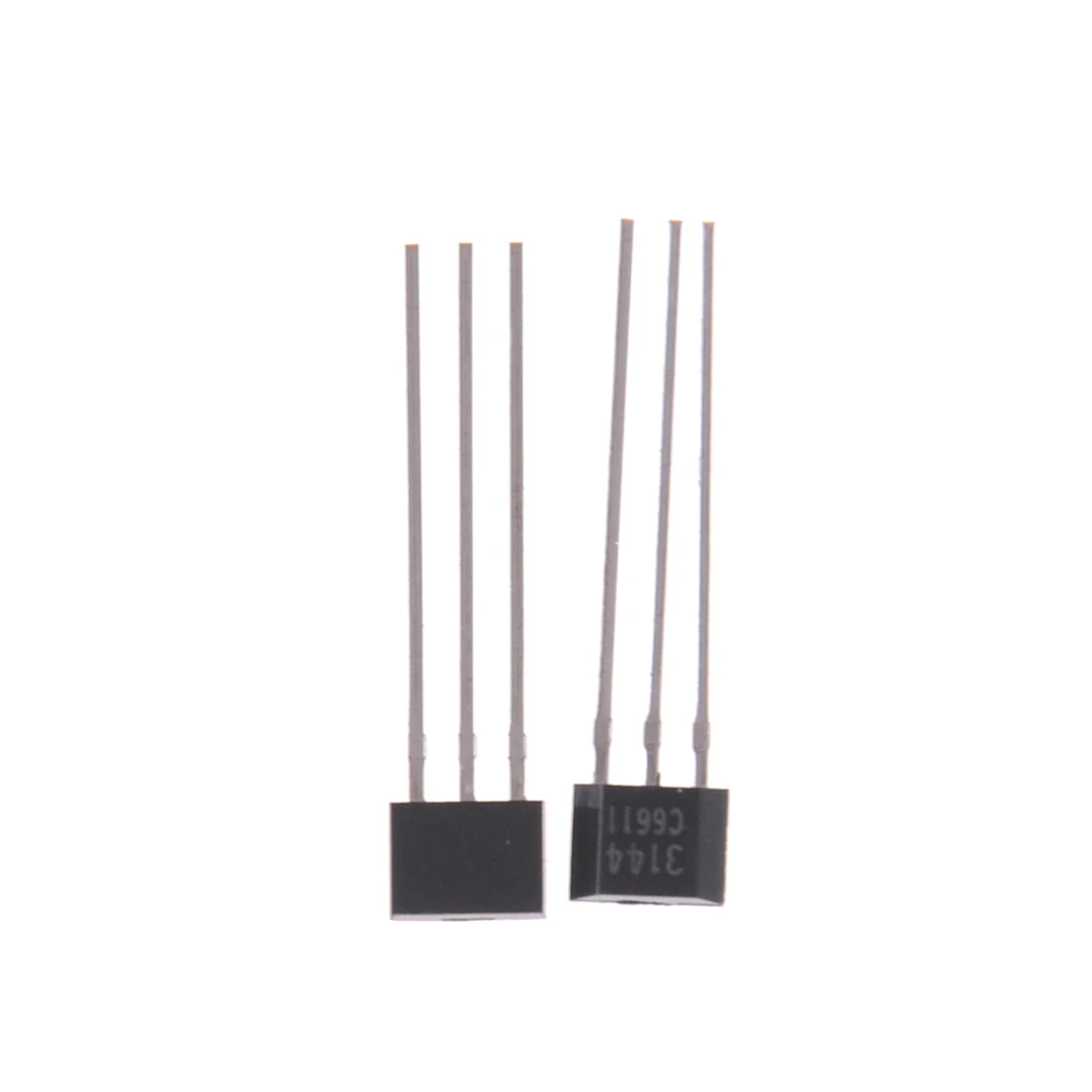 10Pcs AH3144E OH3144 3144 Hall Effect Sensor Magnetic Detector