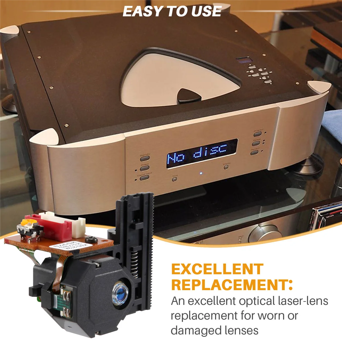 KSS-212A Cabezal láser VCD CD Audio Reemplazo KSS-210A 212B 150 Pickup óptico Lasers-Lente rica