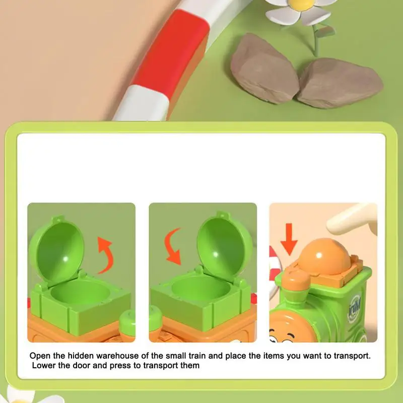 Toddler Pull Back Car Toys Press And Go Train Mini Train Toy Race Car Toy Vehicle Toy For 4-6 Boys Kids Children Birthday Game