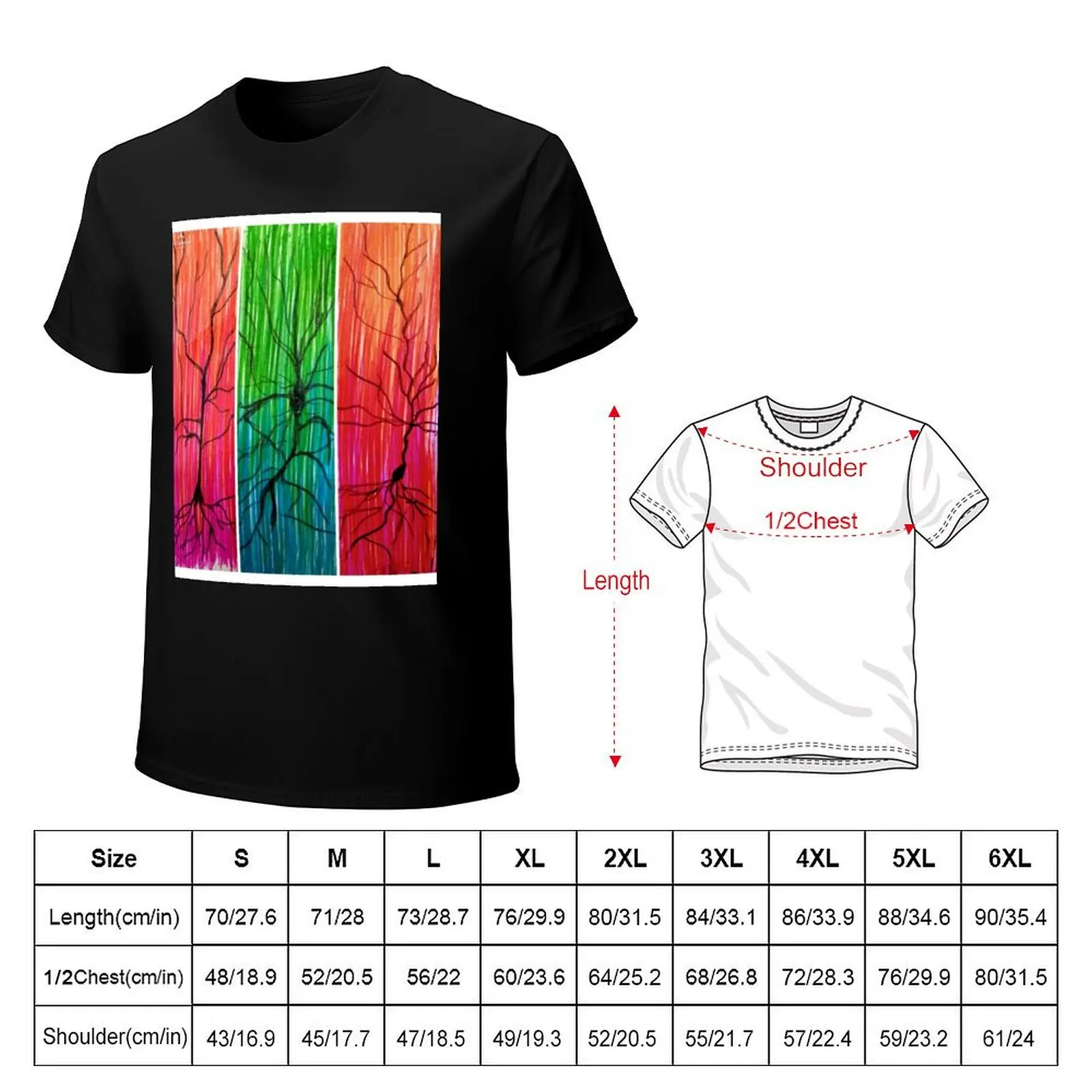 Neurons the musketeers T-Shirt Basic Solid Tee for Daily Use