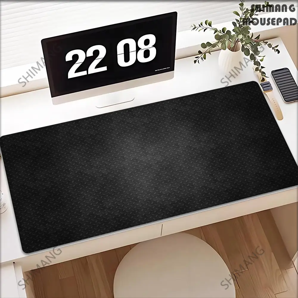 

Gray series mouse pad overlocked Large size mousepad xxl Black desktop keyboard table pad gray series gaming desk mat